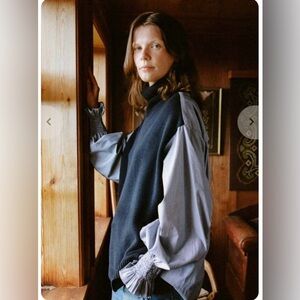 Sea New York Devana mixed media sweater